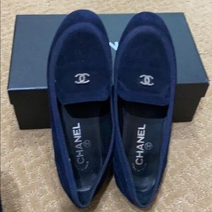 Navy blue Chanel Espadrille